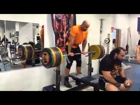 595 lb Raw Bench @ 242 - Zakhir Hudoyarov (270@110 kgs)