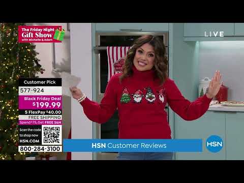 HSN | The Friday Night Gift Show with Michelle & Adam 12.09.2022 - 10 PM