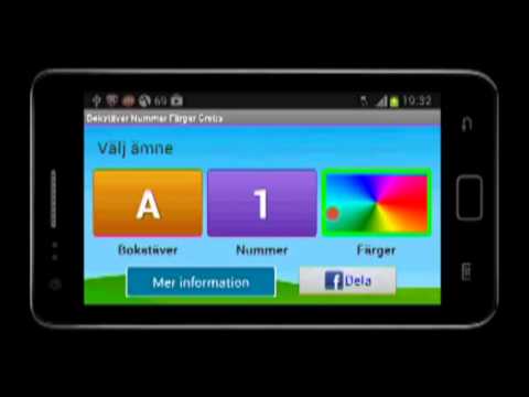 Bokstäver Nummer Färger Video