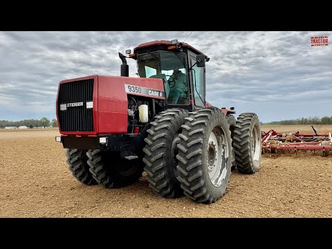 CASE IH 9350 STEIGER Tractor Field Cultivating