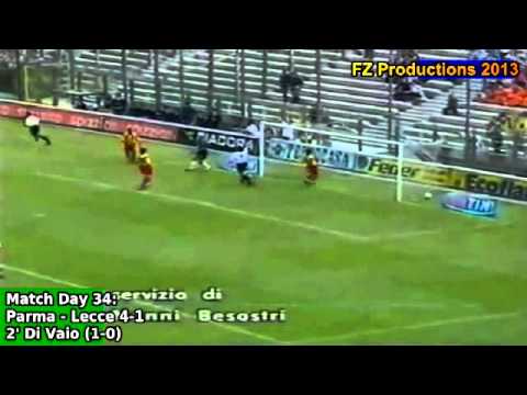 Serie A 1999-2000, day 34 Parma - Lecce 4-1 (Di Vaio goal)