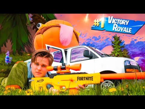 FORTNITE BATTLE ROYAL IRL CHALLENGE - SNIPER Battle