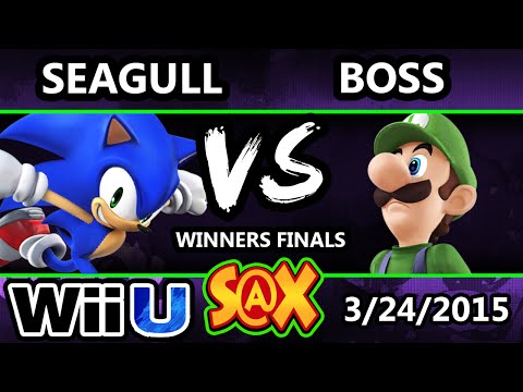 S@X - NS Vgz | Seagull (Sonic) Vs. WS | Boss (Luigi) SSB4 Winners Finals - Smash 4 - Smash Wii U