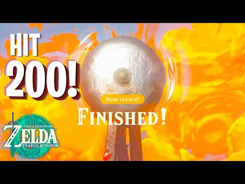 BREAK 200 points in Goron Strength test machine - Zelda Tears of the Kingdom