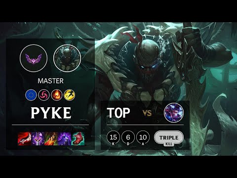 Pyke Top vs Vayne - EUW Master Patch 12.5