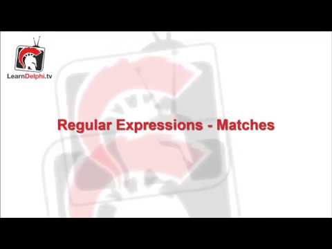Regular Expression Matches - Delphi #142
