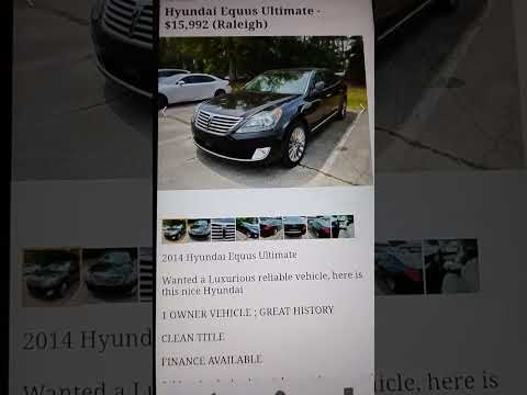 Thumbnail for 2014 Hyundai equus 42k 15,992 nice car by Car