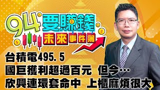 台積電495.5 國巨獲利超過百元