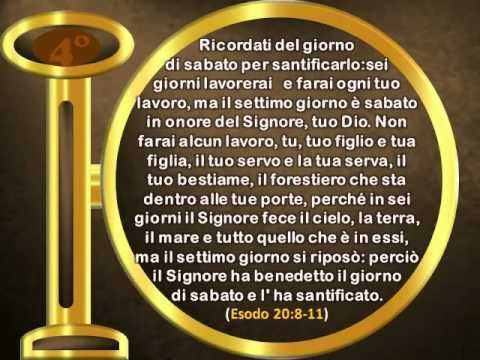 i 10 comandamenti di Dio  (di Angelo Iaconi)