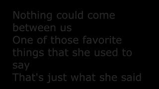&quot;Nothing Could Come Between Us&quot; - Theory Of A Deadman lyric video