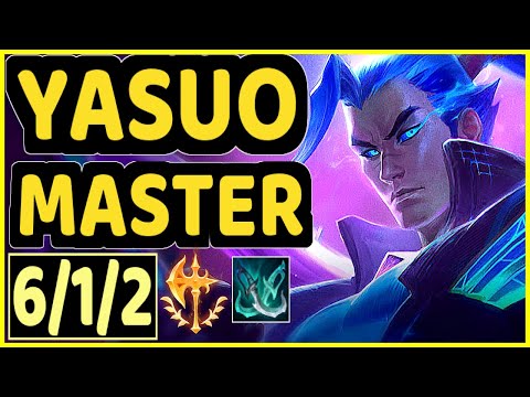 ADEPT (YASUO) - 6/1/2 KDA GAMEPLAY - EUW Ranked MASTER