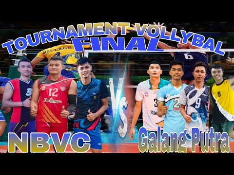 Set 3 4, NBVC menang 3 1 atas galang Putra, andi aji sangat on fire, evin ogek kewalahan.