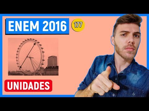🛑177 Enem 2016 - UNIDADES - A London Eye é uma enorme roda-gigante na capital inglesa. Por ser um