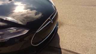 Tesla Motors Model S -- Dead 12v Battery -- How to Pop Frunk with Dead Battery