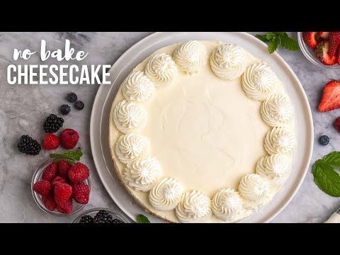 Easy NO BAKE Cheesecake: 6 ingredients | The Recipe Rebel