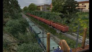 preview picture of video 'Tratta Torino Genova per RailWorks - Breve tragitto estivo nell'Astigiano - Italian Route'