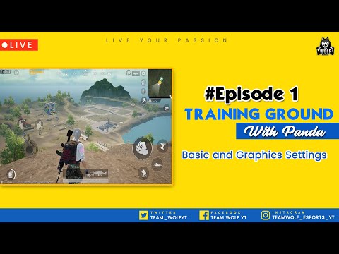 [TAMIL] Training Ground with PANDA | Episode-1 | Basic & Graphics Settings | PUBG Tips & Tricks