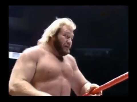 "Mr. Wonderful" Paul Orndorff vs Big John Studd WWF Prime Time Wrestling June 1986