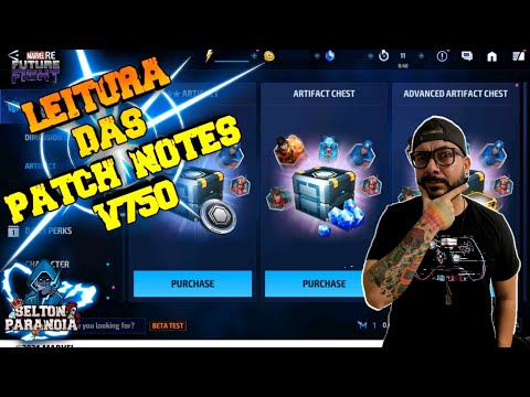 LEITURA DAS PATCH NOTES V750 - MARVEL FUTURE FIGHT