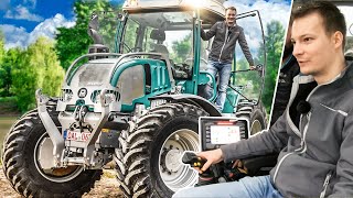 Forstmaschinen im Einsatz: Erstes Mal am Steuer vom Pfanzelt PM Trac und Felix Skidder