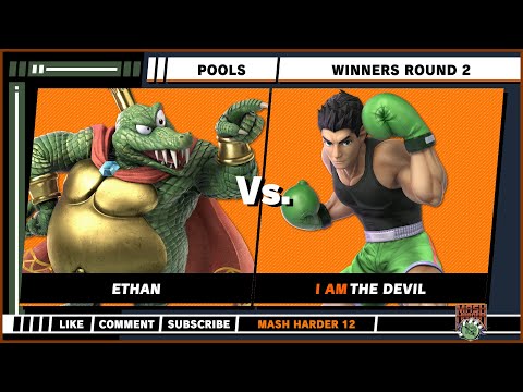 Mash Harder 12 - Winners Round 2 - Ethan (King K. Rool) VS The Devil (Little Mac) - SSBU Singles