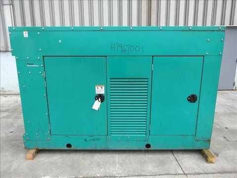 Used- Cummins 150 kW Standby Natural Gas Generator Set - stock # 47967001