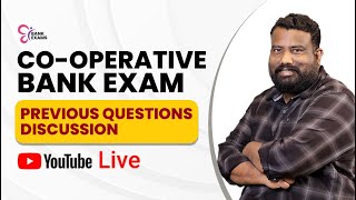 CO - OPERATIVE BANK EXAM - PREVIOUS YEAR QUESTION PAPER DISCUSSION | BANK EXAM 2023
