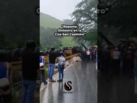 accidente vial en la carretera Cúa-San Casimiro, a la altura del sector Aragüita.