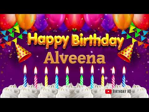 Alveena Happy birthday To You - Happy Birthday song name Alveena 🎁