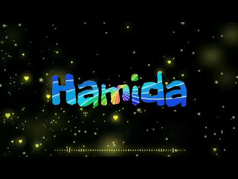 Hamida | No copyright song | Name video | Suraj hua madam | WhatsApp Name Status for someone special