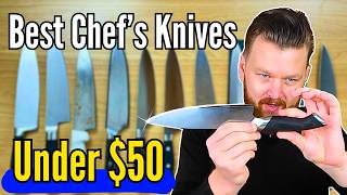 11 BEST Chef's Knives Under $50 (Tested for 1+ year)