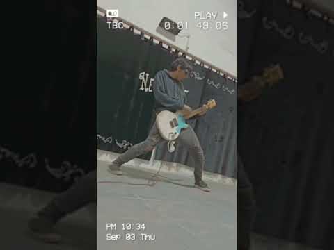 haciendo bardo en nevermore en Verónica punta indio sonido alternativo a lo Sonic youth #guitar