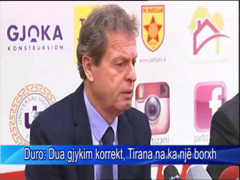 Shpetim Duro Dua gjykim korrekt, Tirana na ka një borxh