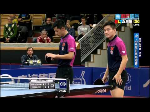 2015 Swedish Open MD-F: FAN Zhendong/ZHANG Jike - FANG Bo/XU Xin [HD1080p] [Full Match/Chinese]