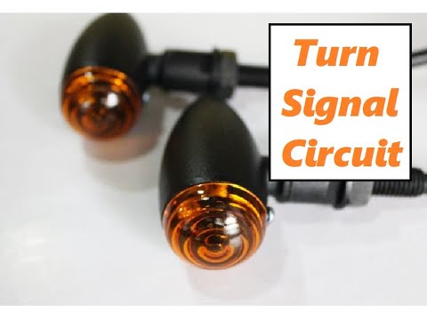 How the Turn Signal circuits work in a motorcycle