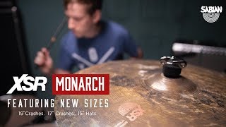 Video thumbnail for XSR Monarch New Sizes Demo - 17" Crash, 19" Crash, 15" Hats by SABIAN Cymbals