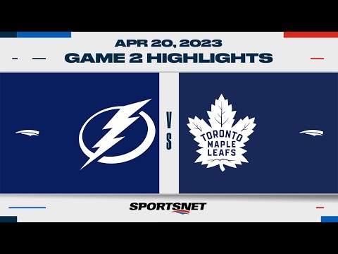 NHL Game 2 Highlights | Lightning vs. Maple Leafs - April 20, 2023