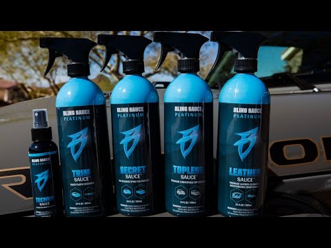 Bling Sauce Platinum — Revolutionary Automotive Cleaning Sprays