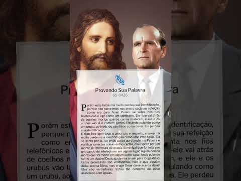 PROVANDO SUA PALAVRA #paodiario #reflexão #williambranham