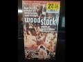 Opening To Woodstock 3 Days Of Peace Music 1997 VHS 2 Tape Set 1999 Reprint Tape 1 Only