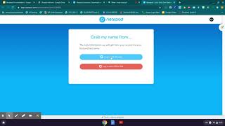 How do students log in to their Nearpod lesson