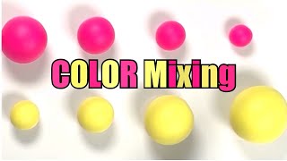 How to make 5 different shades Color of the same Colors by Color Mixing ? Shades by mixing 2 colors.