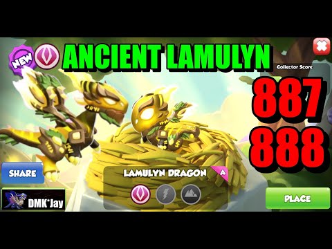 Got the ANCIENT LAMULYN and RELIC dragons as the 887,888th dragon. - Dragon Mania Legends - DMK*Jay