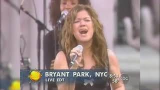Kelly Clarkson, Justin Guarini   Timeless - Good Morning America 2003