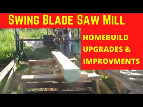 DIY Swing Blade Sawmill Homemade   portable, Build your own cabin.