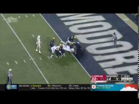 2018 USC vs Vanderbilt - Ty'Son Williams 1 Yd Touchdown Run