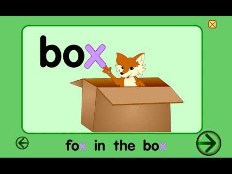 Starfall Letter X