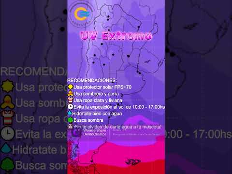 ☀️🕶️UV Extremo en Misiones  #misiones  #uv