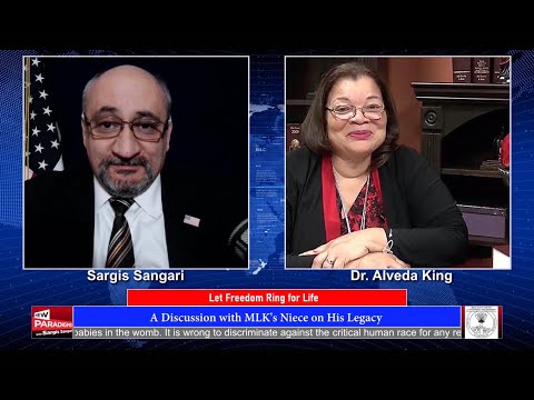 Dr. Alveda King: FDR, Speak for Life, Discusses MLK’s Legacy, New Paradigms w/Sargis Sangari EP #82