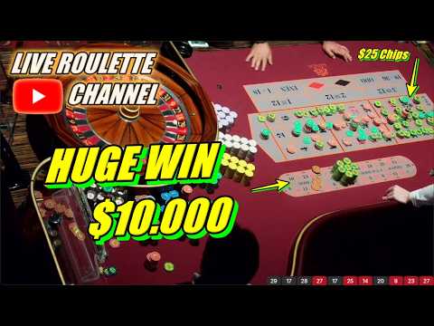 🔴LIVE ROULETTE | 🚨 HUGE WIN 💲10.000 In Las Vegas Casino 🎰 $25 Chips Inside Exclusive ✅ 2026-06-04